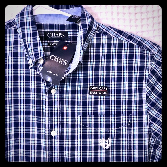 Chaps Other - NWT Chaps Easy Care Short Sleeve Button Down Shirt Chaps Other - NWT Chaps Easy Care Short Sleeve Button Down Shirt